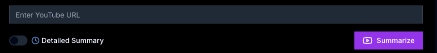 Detailed Summary Toggle